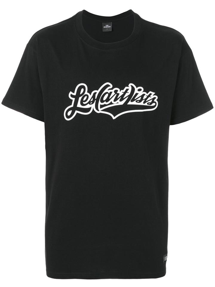Les (art)ists Outline Logo T-shirt - Black