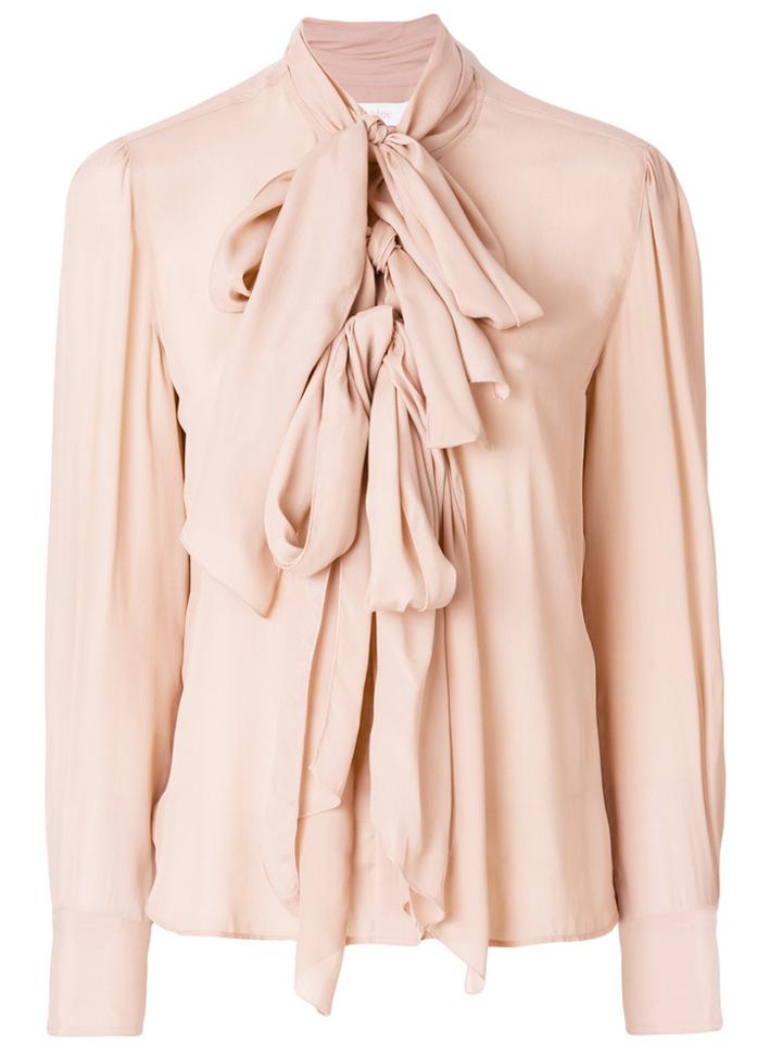 See By Chloé Multi Bow Blouse - Pink & Purple