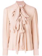 See By Chloé Multi Bow Blouse - Pink & Purple