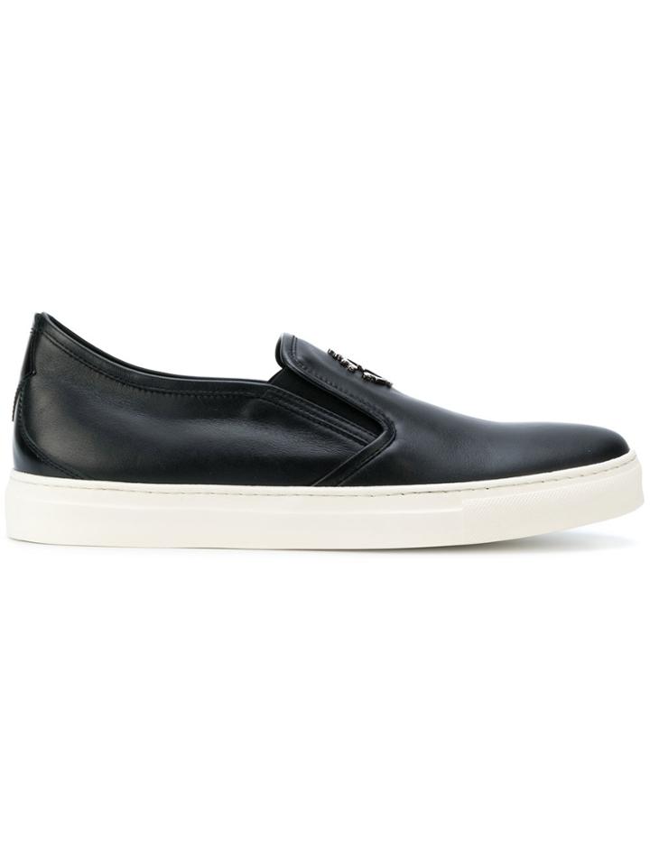 Roberto Cavalli Slip-on Sneakers - Black
