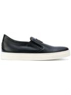 Roberto Cavalli Slip-on Sneakers - Black