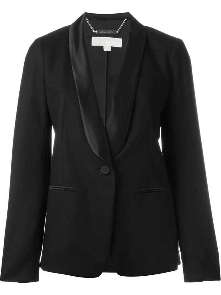 Michael Michael Kors Satin Lapel Blazer