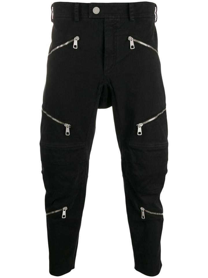 Neil Barrett Motorcross Multi-zip Trousers - Black