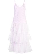 Jill Stuart Spotted Tulle Dress - Purple