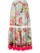 P.a.r.o.s.h. Floral Print Maxi Skirt - Multicolour