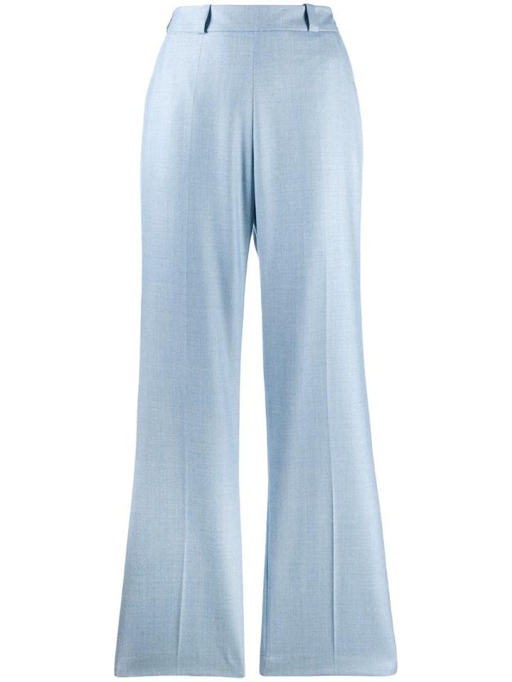 Malaika Raiss Straight Leg Trousers - Blue