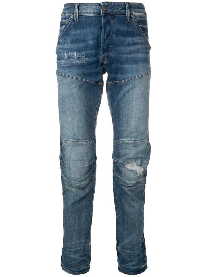 G-star Raw Research Straight Leg Jeans - Blue