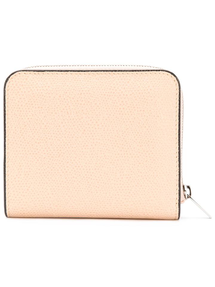 Valextra All Around Zip Wallet - Nude & Neutrals