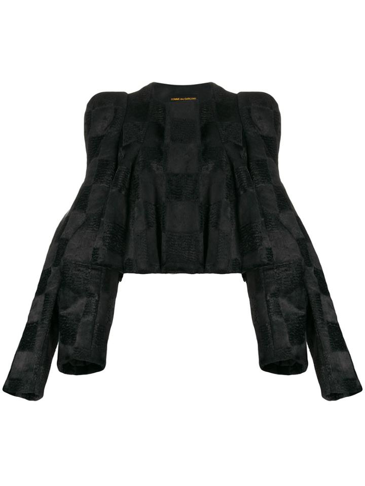 Comme Des Garçons Structured Short Jacket - Black