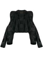 Comme Des Garçons Structured Short Jacket - Black