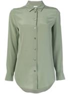 Equipment Curved Hem Shirt - Green