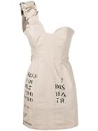Misbhv One Shoulder Dress - Neutrals