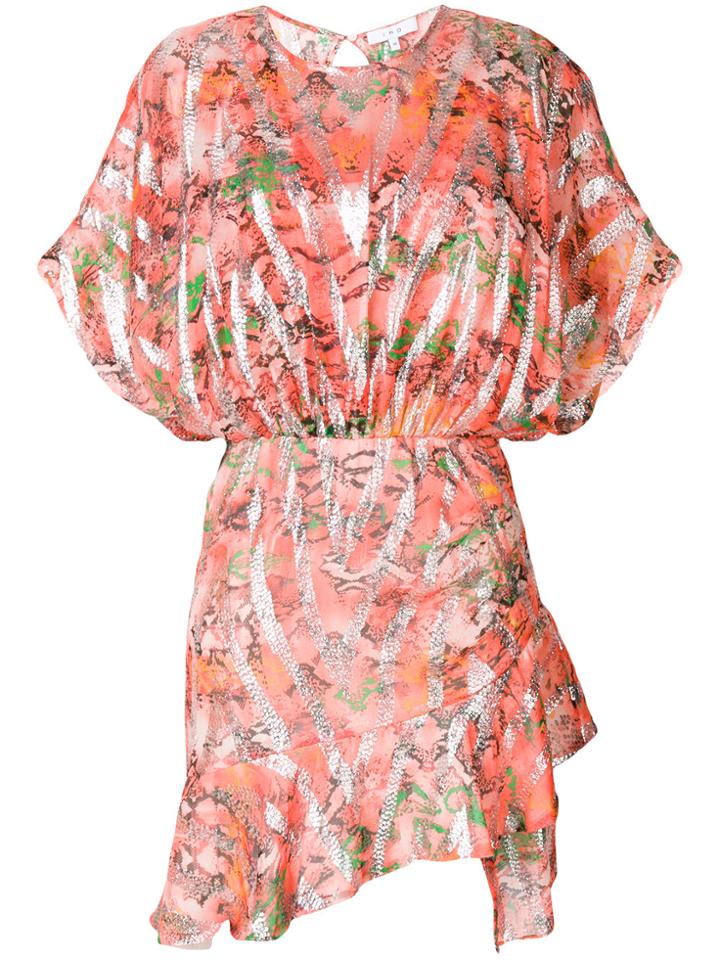 Iro Jacquard Mini Dress - Yellow & Orange
