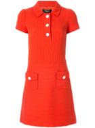 Paule Ka Short-sleeve Mini Dress - Orange