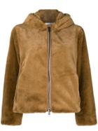 Vince Faux Fur Jacket - Brown