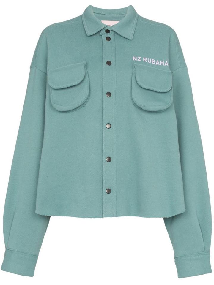 Natasha Zinko Oversized Cargo Shirt-jacket - Green