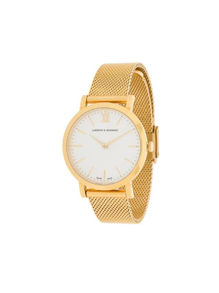 Larsson & Jennings Ljxii Lugano Gold Milanese 33mm Watch