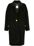 Chanel Vintage Oversized Midi Coat - Black