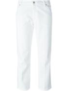 Dondup Cropped Jeans, Women's, Size: 29, White, Cotton/spandex/elastane