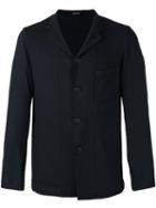 Giorgio Armani - Chest Pocket Shirt Jacket - Men - Ramie/spandex/elastane/viscose - 48, Black, Ramie/spandex/elastane/viscose