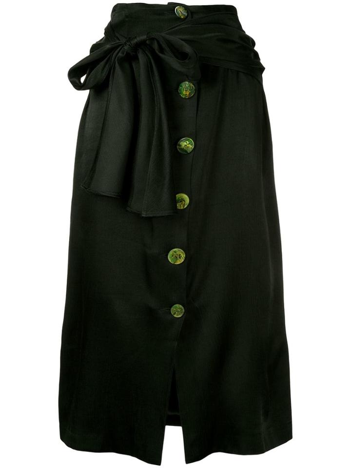 Wynn Hamlyn Spindel Knot Skirt - Black