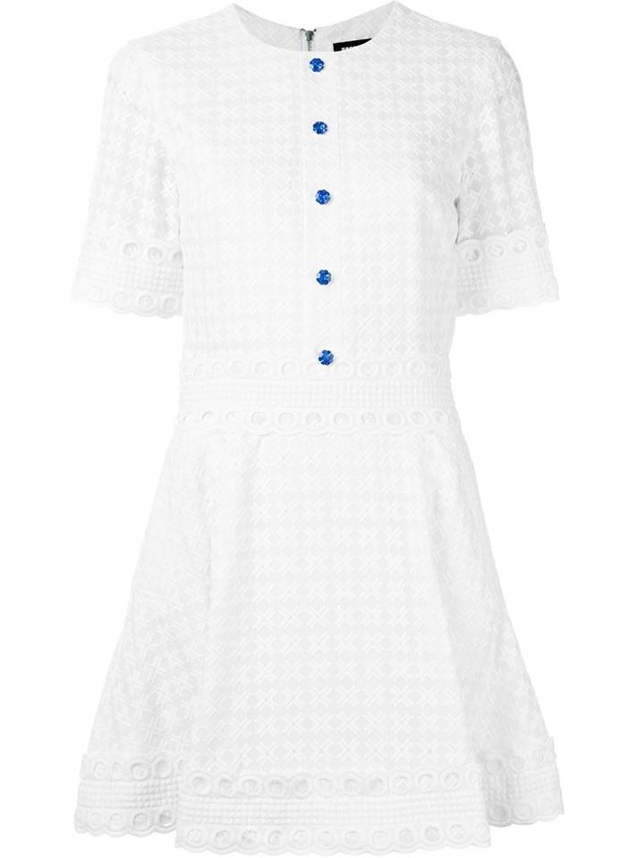 House Of Holland Embroidered Flared Dress
