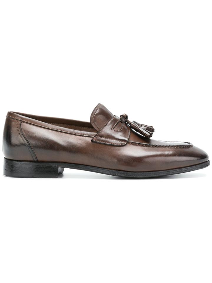Silvano Sassetti Slip-on Tassel Loafers - Brown