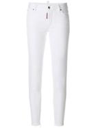 Dsquared2 Twiggy Medium Waist Jeans - White