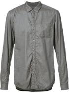 Undercover Checked Shirt, Men's, Size: 3, Brown, Cotton