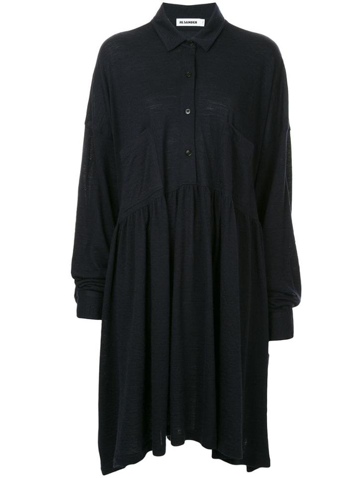 Jil Sander Baby Doll Dress - Black