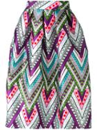 Amuse - Bile Gathered Skirt - Women - Polyester - S, Pink/purple, Polyester