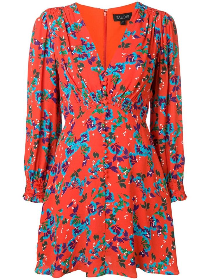 Saloni Eve Mini Dress - Orange