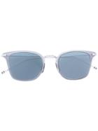 Thom Browne Eyewear Butterfly Frame Sunglasses - Metallic