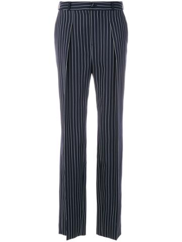 Mantu Straight Tailored Trousers - Blue