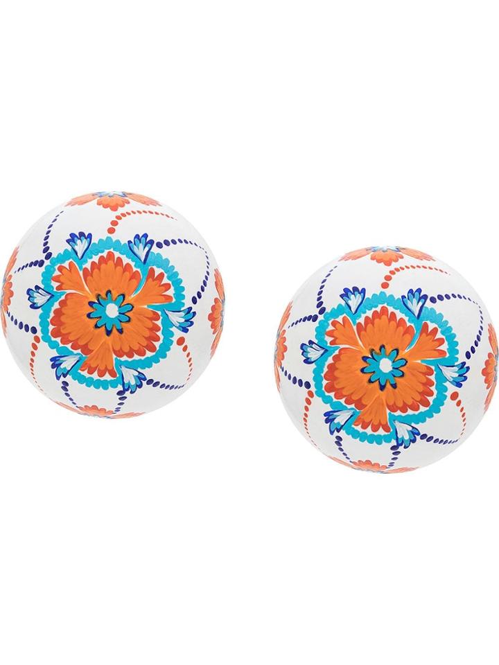 Y/project Painted Flower Earrings - White
