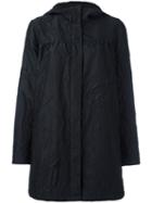 Moncler Gamme Rouge Paisley Pattern Raincoat, Women's, Size: 1, Black, Silk/nylon/polyester