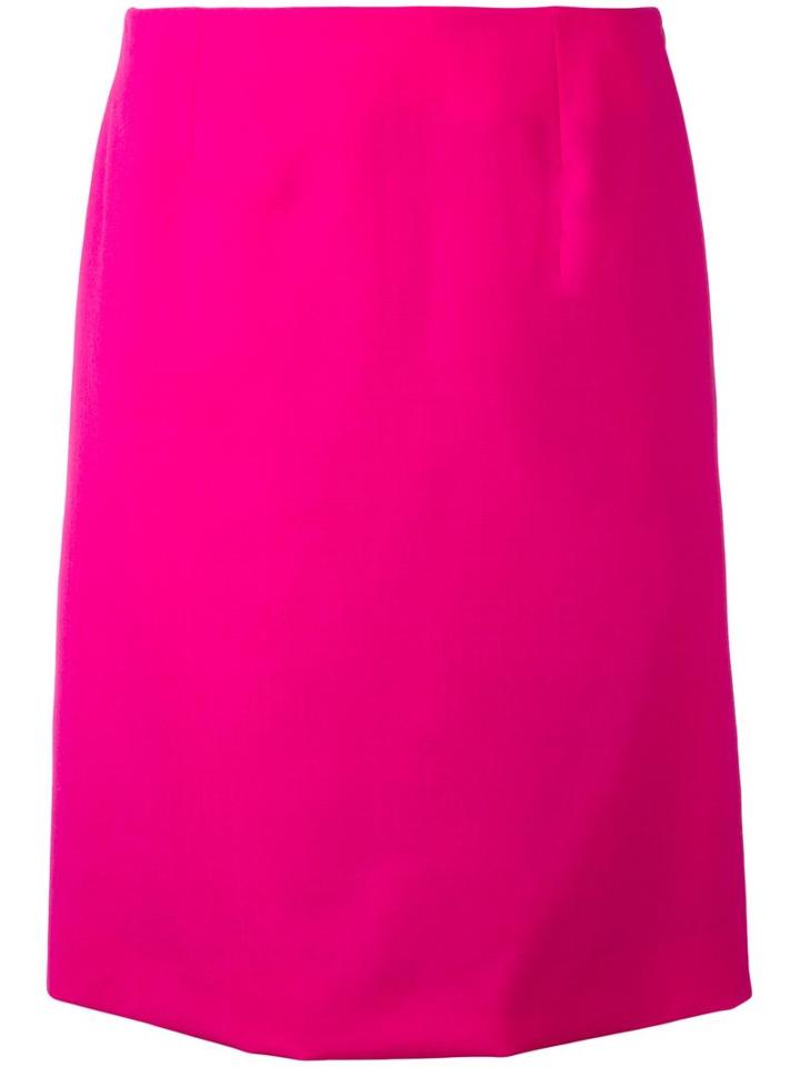 Lanvin Classic A-line Skirt, Women's, Size: 38, Pink/purple, Wool/silk