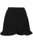 Alice+olivia Ruffled Trim Skirt - Black
