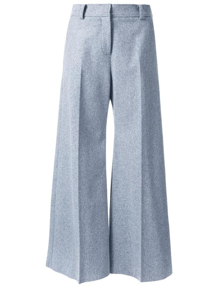 Miharayasuhiro Palazzo Trousers, Women's, Size: 36, Grey, Wool