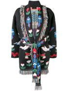 Alanui Oversized Jacquard Cardi-coat - Grey