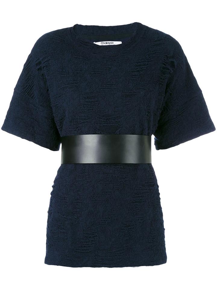 Chalayan - Corset Belt - Women - Calf Leather - M, Women's, Black, Calf Leather