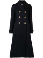 Miu Miu Classic Double-breasted Coat - Blue