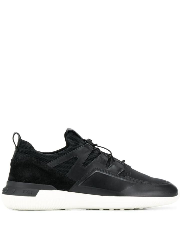 Tod's High Tech Fabric Low-top Sneakers - Black