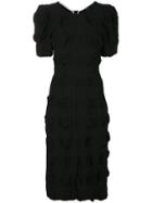 Bassike Textured Dress - Black