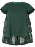 Sacai Embroidered Blouse - Green