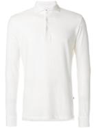 Doppiaa Long-sleeved Polo Shirt - White