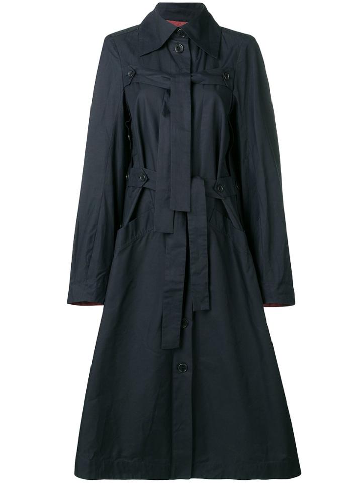 Henrik Vibskov Onion Trench Coat - Blue