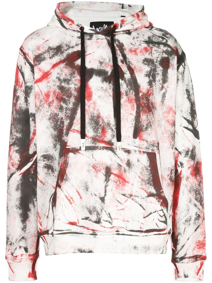 Haculla Hand Painted Hoodie - Red