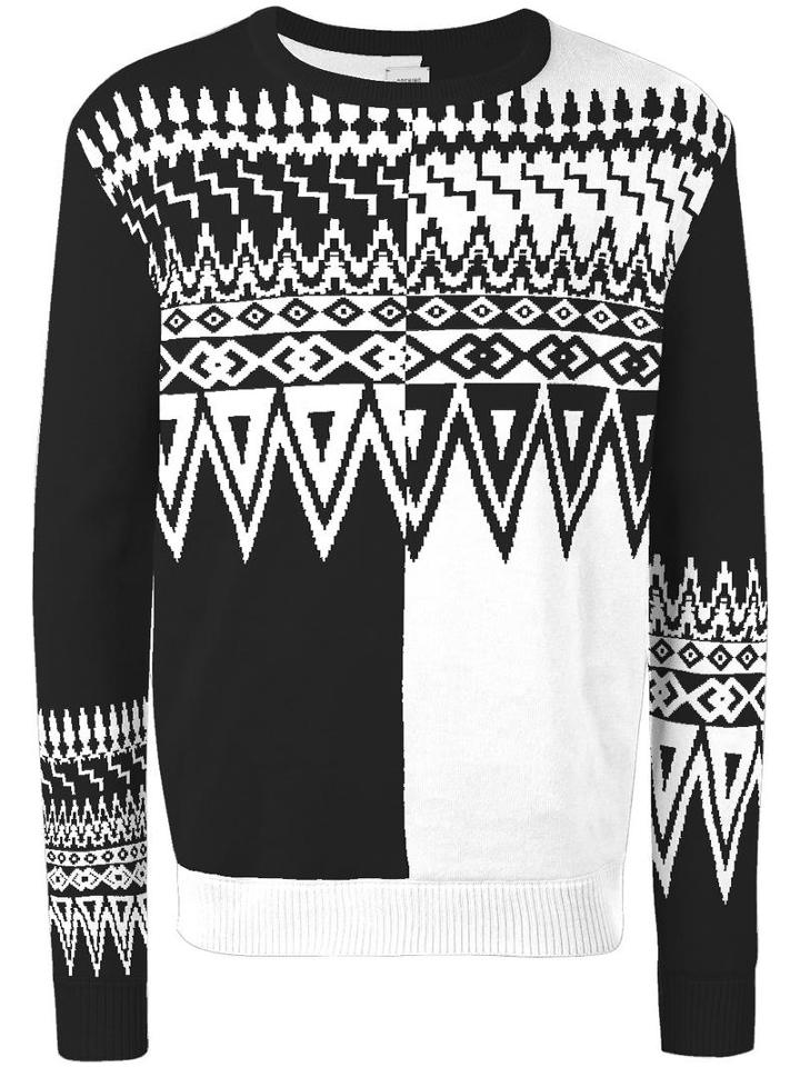 Opening Ceremony Umd X Opening Ceremony Jumper, Men's, Size: Medium, Black, Merino