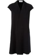 Harris Wharf London Short Sleeve Waistcoat, Women's, Size: 42, Blue, Polyester